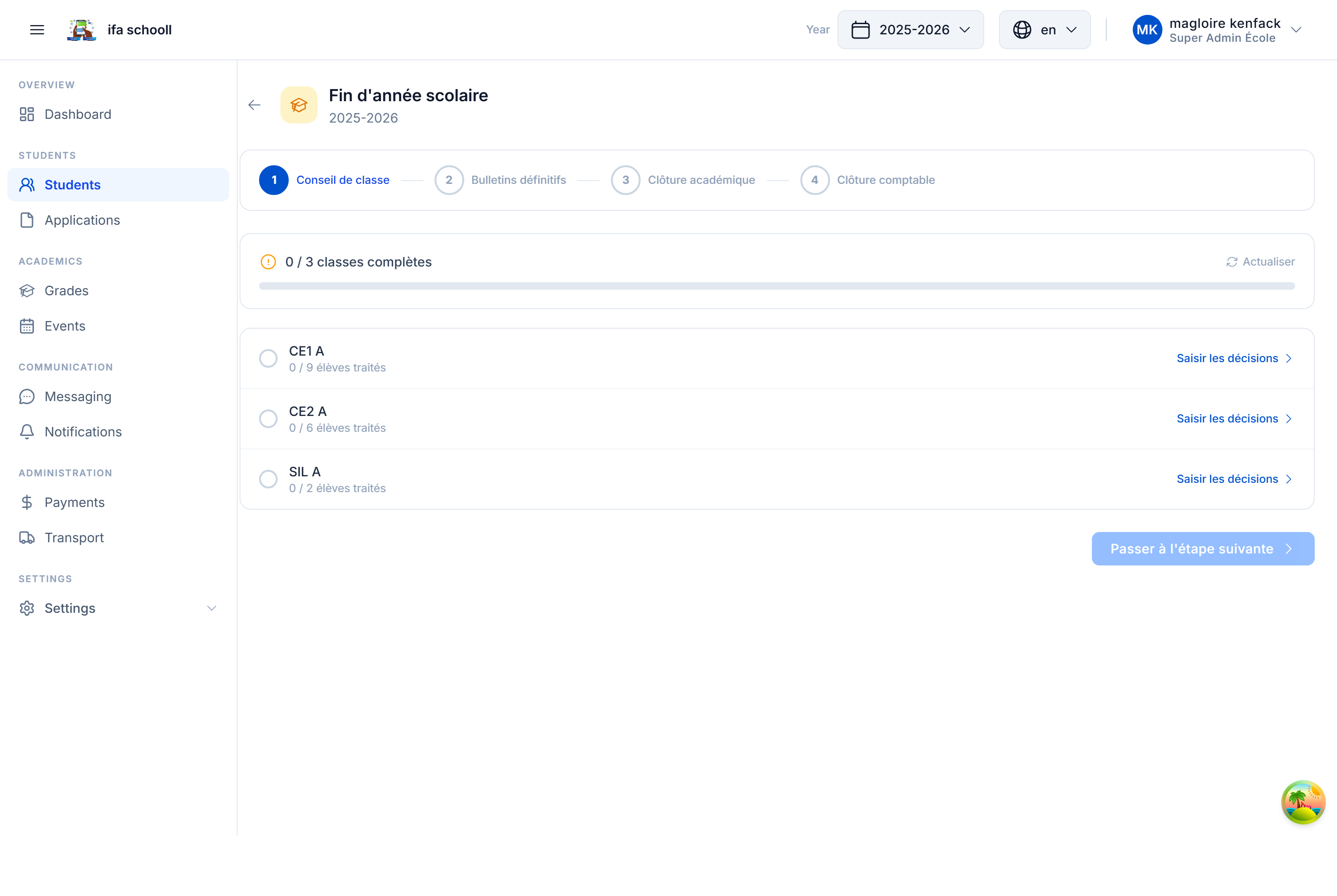 Year-end decisions overview